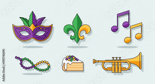 Artistic Paint Brush Stroke Icon, Creative Flat Vector Graphic for Art, Design, and Creative Process Concepts