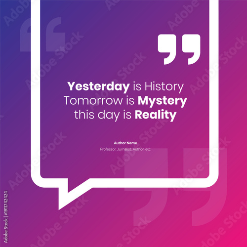 Bubble testimonial banner, quote, infographic. Social media post template designs for quotes. Empty speech bubbles, quote bubbles and text box