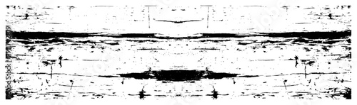 Symmetrical grunge texture with distressed ink splatters and weathered surface effects