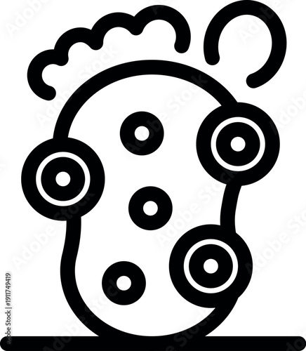 Orthopedic insole enhancing foot health and comfort by supporting the arch and improving posture