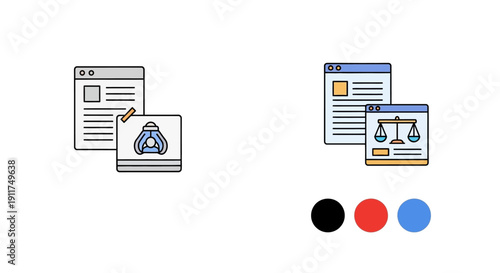 AI ethics and legal compliance concept