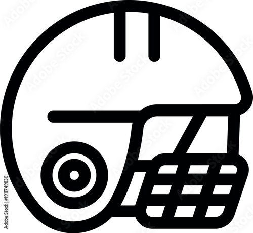 Cricket helmet with face guard ensuring player safety during a thrilling cricket match