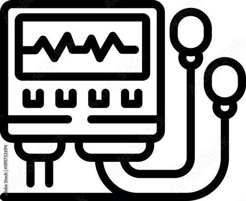 Electronic sphygmomanometer measuring blood pressure and displaying heartbeat pulse, providing accurate health data