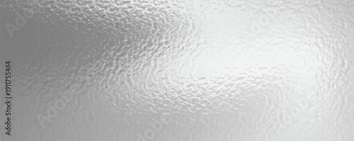 White gray foil glass texture background. Abstract gradient bright light reflection and shiny rough texture surface. Glass effect background