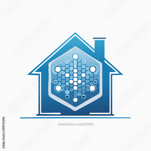 Digital Home Network and Smart Technology Integration Concept