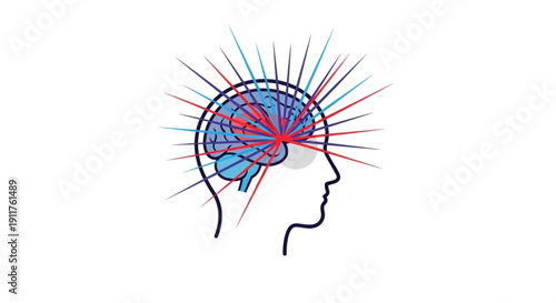 Cozy Home and Family Life Concept Vector Illustration with House, Heart, and People Symbols for Real Estate, Parenting, and Domestic Themes