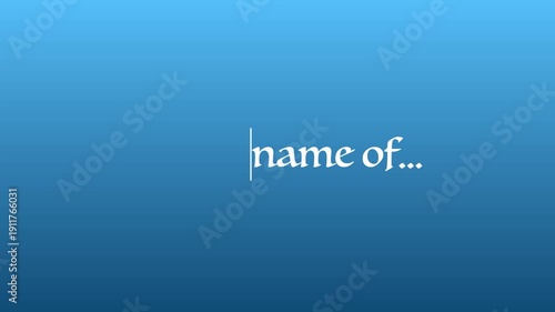 In the Name of Jesus… Amen! – Simple Christian Text Animation