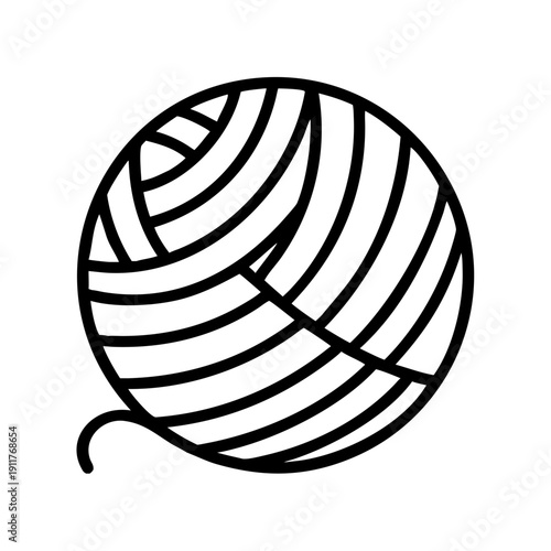 -- a ball of yarn-