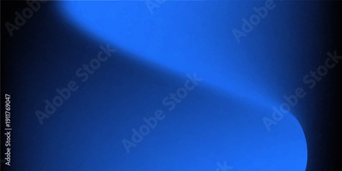 Dark Blue Gradient Abstract Background. Blurred Gradient with grain noise texture effect, elegant and futuristic good for wallpaper, copy space