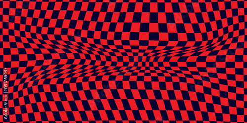 Black and red checkered pattern, Checkerboard seamless pattern
