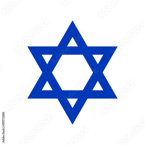 Star of David blue icon