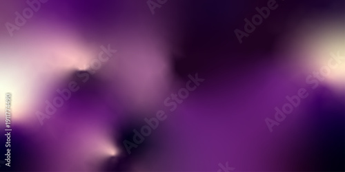 ディープパープルとバイオレットが溶け合うブラー抽象グラデーション背景｜光がにじむ流動的ソフトフォーカスのベクター素材/Deep Purple and Violet Blurred Abstract Gradient Background | Soft Focus Light Glow Fluid Vector Design
