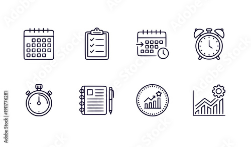 Digital marketing strategy concept with social media icons and analytics dashboard flat vector illustration