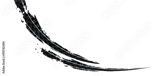 Tire tread marks, wheel textures, tire marks - car racing, motocross, drift, rally, off-road and others.