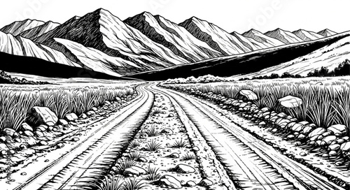 railway in the mountains