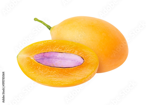 Quadro em tela Marian plum or Maprang on white