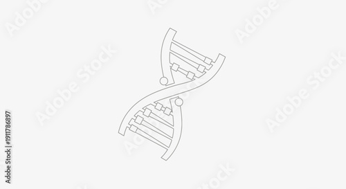 DNA Double Helix Molecular Structure.