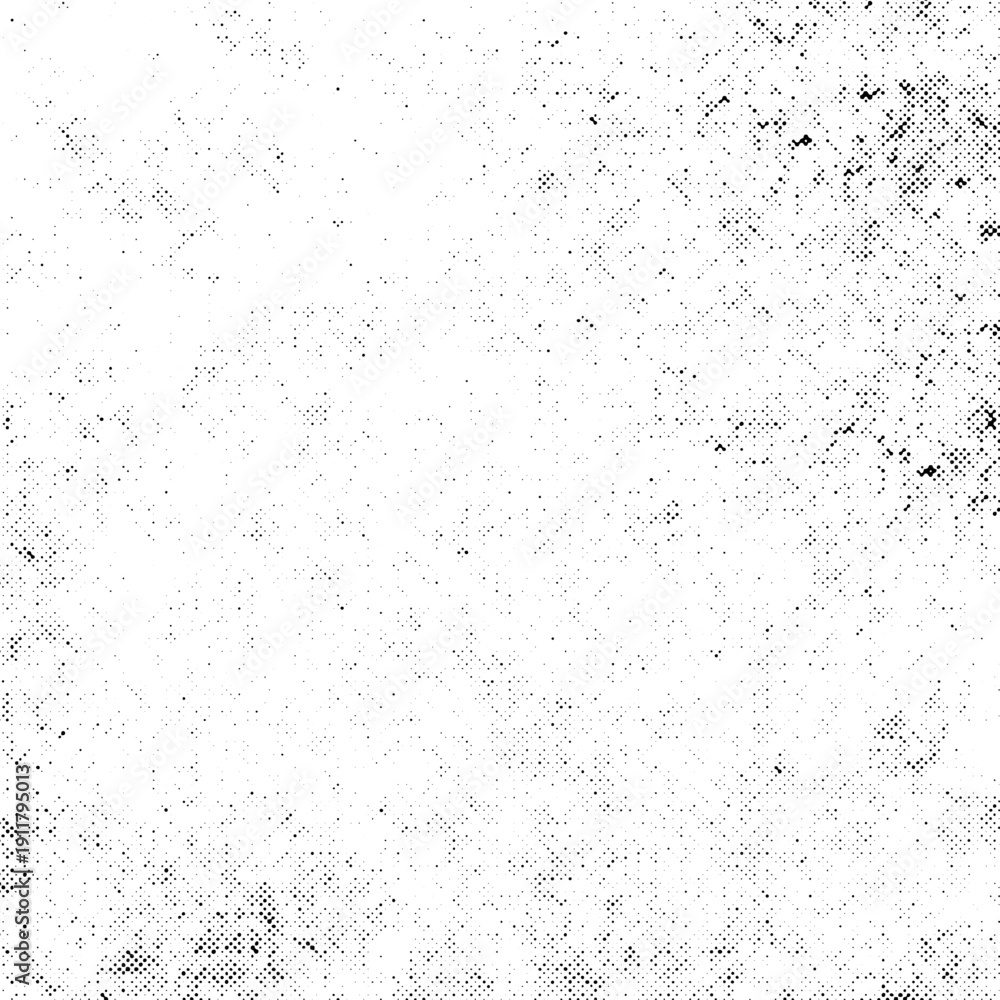 Naklejka premium Grunge real organic vintage halftone vector ink print background