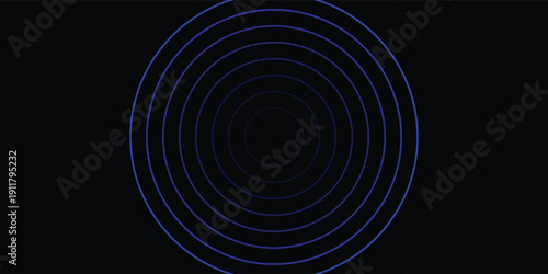 Radio Wave illustration effects on Green Screen background. circle waves in white background.