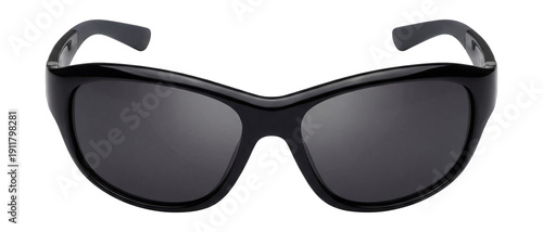 Wallpaper Mural Oversized wraparound sunglasses with glossy black frames and dark lenses Torontodigital.ca