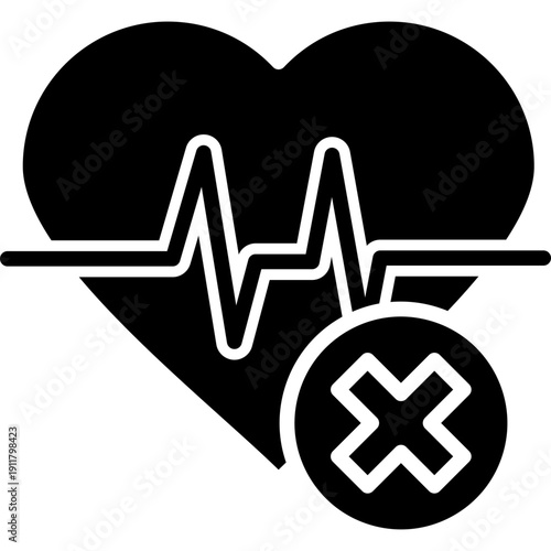 Heart Disease glyph icon