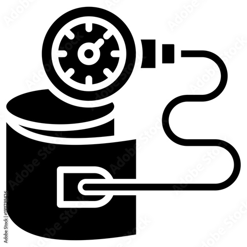 Hypertension glyph icon