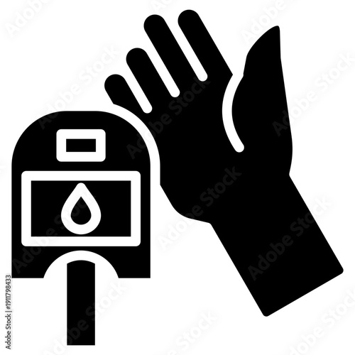 Diabetes Care glyph icon