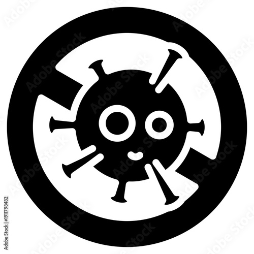 Bacterial Infection glyph icon