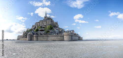 Fotografie Mont-Saint-Michel in Normandie, France, wonder of the world