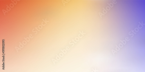 Blurred color gradient background, abstract bllue purple red orange grain gradation texture, vector soft blue texture blur abstract background