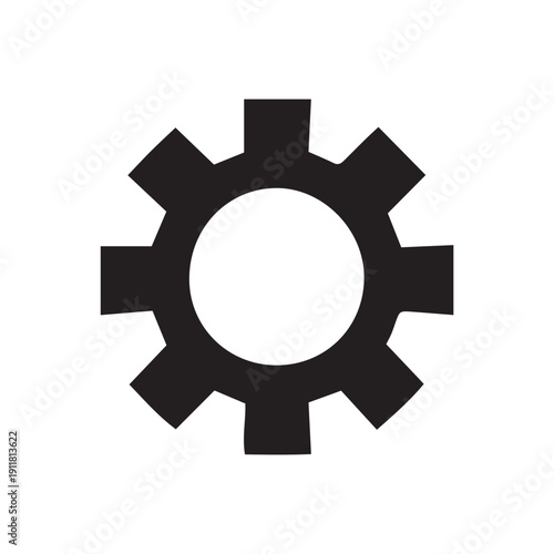 gear icon vector illustration