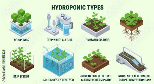 Hydroponic Plant Growing Systems and Techniques.
