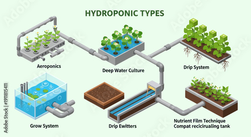 Hydroponic Systems for Soilless Plant Cultivation.
