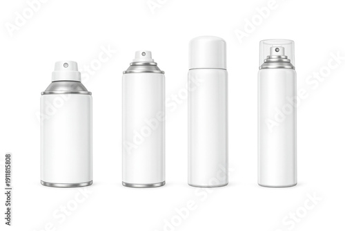 Wallpaper Mural Blank white spray cans deodorant bottle mockup Torontodigital.ca