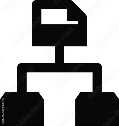 schema markup icon silhouette vector illustration on transparent background