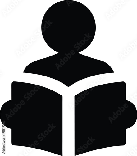 offline reading icon silhouette vector illustration on transparent background