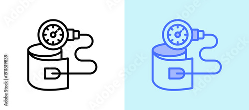 Hypertension whitegreen icon