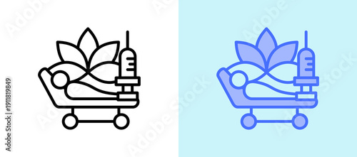 Medical Therapy whitegreen icon