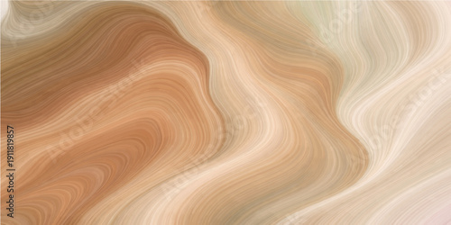 Abstract natural sandstone texture from an Arizona slot canyon creates a brown desert wave pattern with orange light hitting the silk-like stone