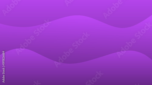 Abstract purple and violet gradient wavy vector background with smooth flowing shapes, modern fluid style and soft curves