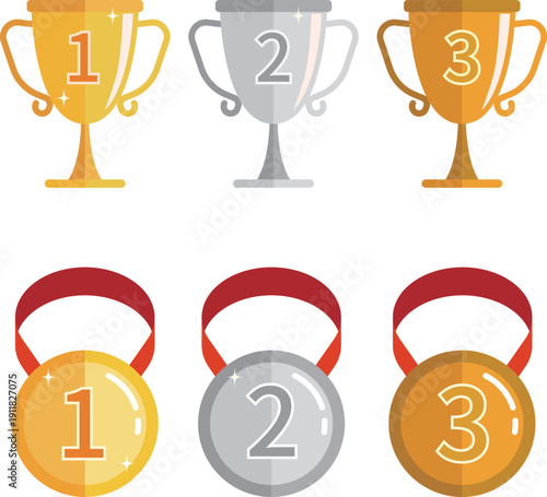 トロフィーとメダル