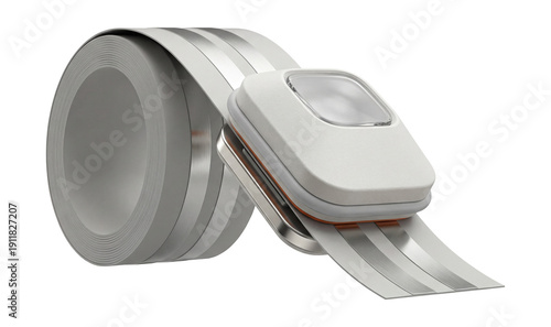 Water leak detection tape with conductive strips and moisture-sensitive alarm