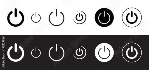 start button icon on white background
