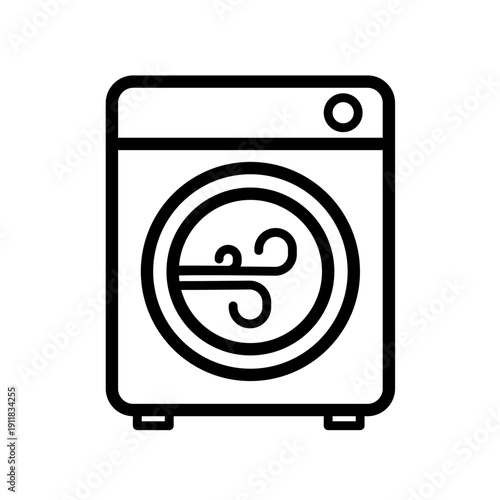 Washing machine  -  vector icon