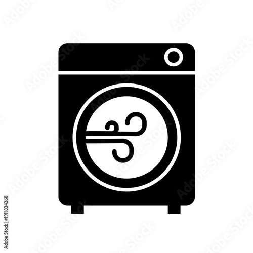 Clothes dryer machine - vecrot icon