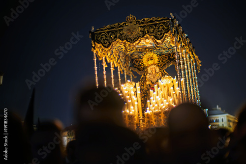 Seville Holy Week: Virgen de la Estrella Palio, Candlelit Night, Triana Bridge