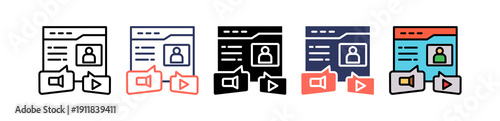 Digital Classroom multiple icon