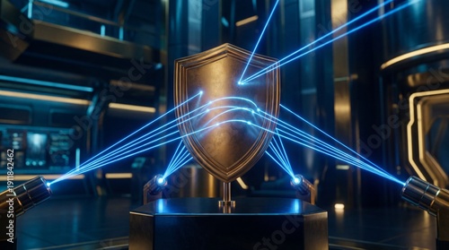 A shield of protection, sym...