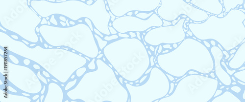 Abstract background seamless pattern with colorful waves. Trendy vector illustration in retro psychedelic style