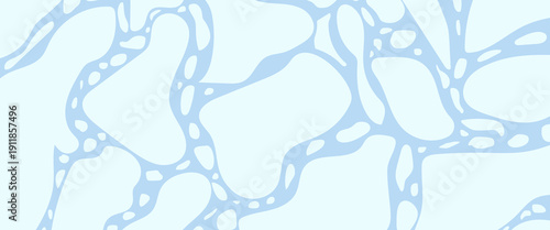 Abstract background seamless pattern with colorful waves. Trendy vector illustration in retro psychedelic style